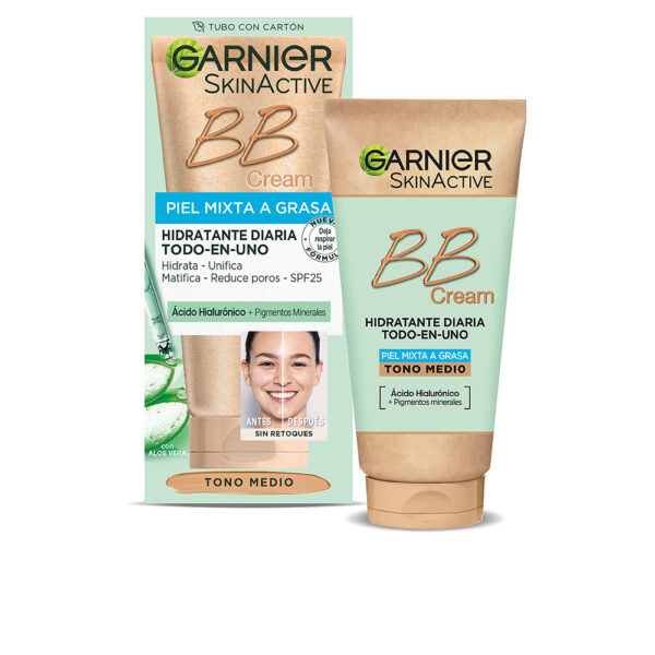 Garnier SKINACTIVE BB CREAM combination to oily skin SPF25 #medium 50 ml
