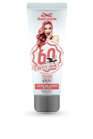 Hairgum SIXTY'S COLOR hair color #coroal sunset