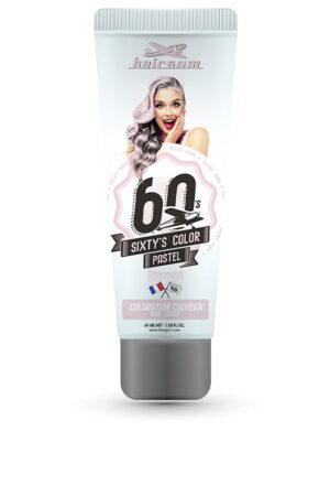 Hairgum SIXTY'S COLOR hair color #milky pink