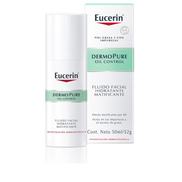 Eucerin DERMOPURE oil control mattifying moisturizing facial fluid 50 ml