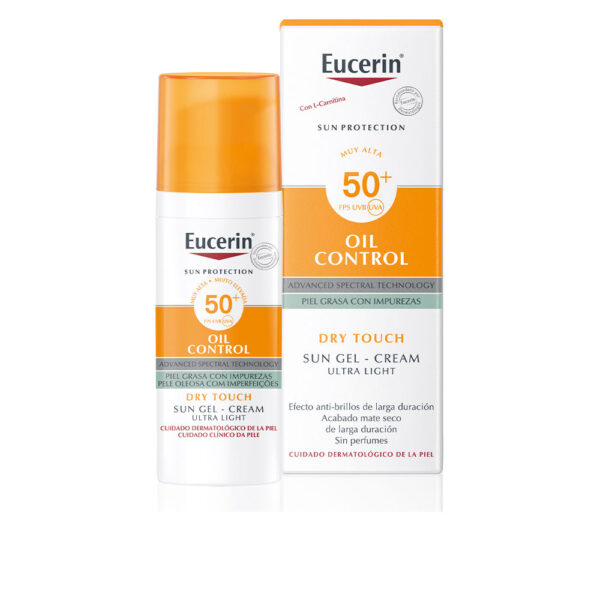 Eucerin SUN FACE OIL CONTROL DRY TOUCH gel-cream SPF50+ 50 ml