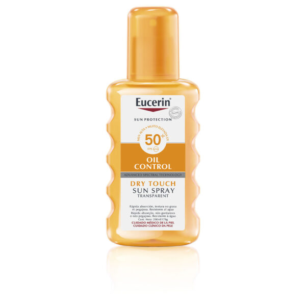 Eucerin SUN PROTECTION oil dry touch transparent spray SPF50+ 200 ml