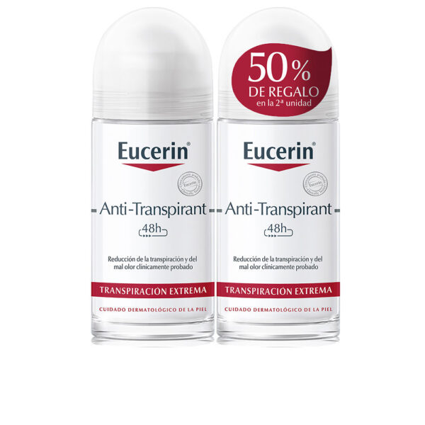 Eucerin ANTI-PERSPIRANT ROLL-ON DEODORANT PACK 2 x 50 ml