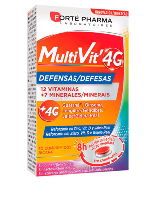 FortÉ pharma MULTIVIT 4G defensas 30 comprimidos
