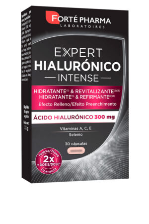FortÉ pharma EXPERT HIALURÓNICO INTENSE hidratante & revitalizante 30 cápsulas