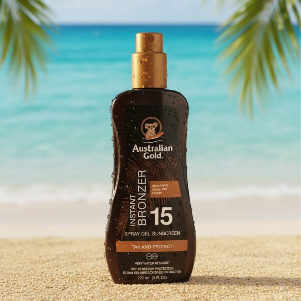 SUNSCREEN SPF15 spray gel with instant bronzer 237 ml