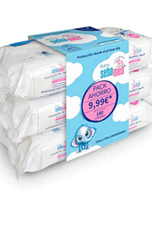 Sebamed BABY CLEANING WIPES set of 3 x 60 pcs