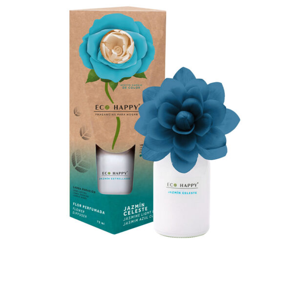 Eco happy SKY BLUE JASMINE scented flower 75 ml