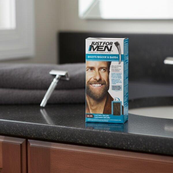 COLORANT in gel for mustache, beard and sideburns #dark brown 15 ml