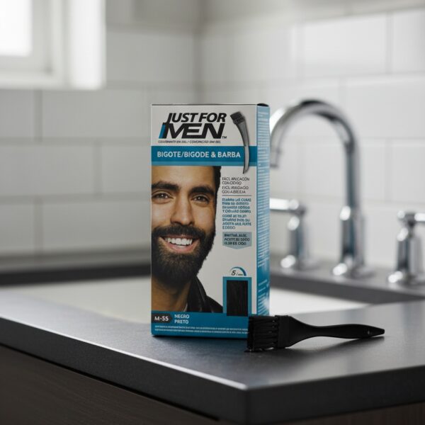 COLORANT in gel for mustache, beard and sideburns #black 15 ml