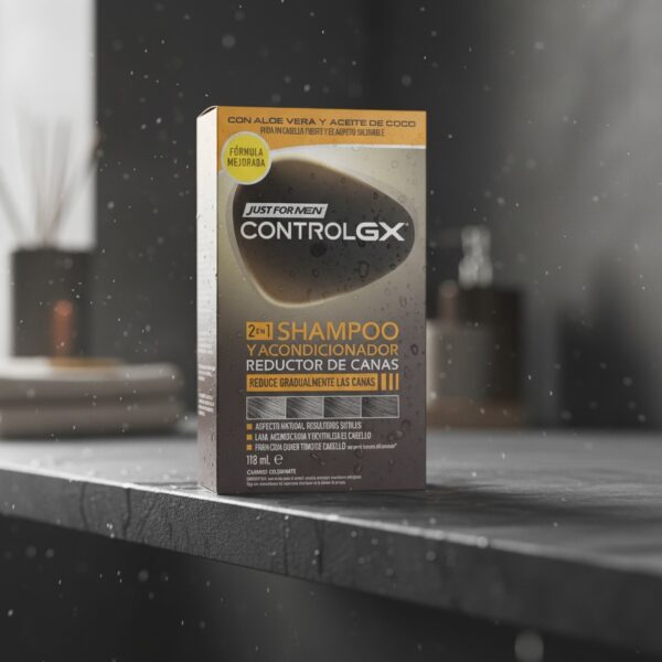 CONTROL GX gray hair reducing shampoo with conditioner 118 ml