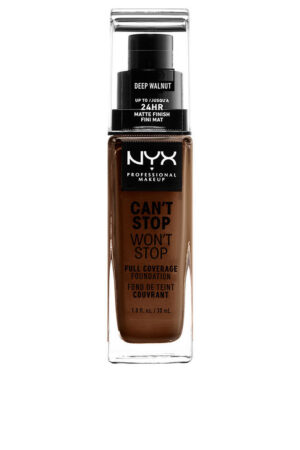 CAN'T STOP WON'T STOP full coverage foundation #deep walnut