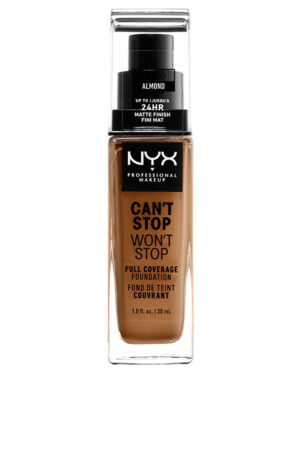 CAN'T STOP WON'T STOP full coverage foundation #almond