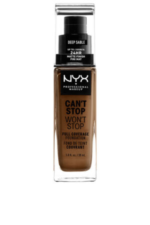 CAN'T STOP WON'T STOP full coverage foundation #deep sable