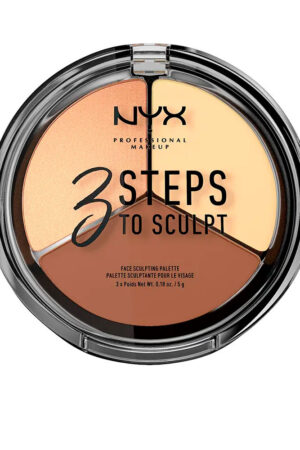 3 STEPS TO SCULPT face sculpting palette #light