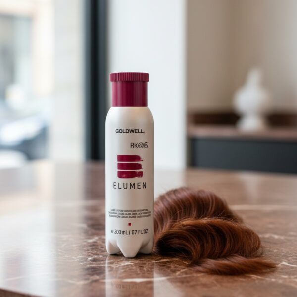 ELUMEN long lasting hair color oxidant free #BK@6 200 ml