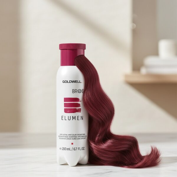 ELUMEN long lasting hair color oxidant free #BR@6 200 ml