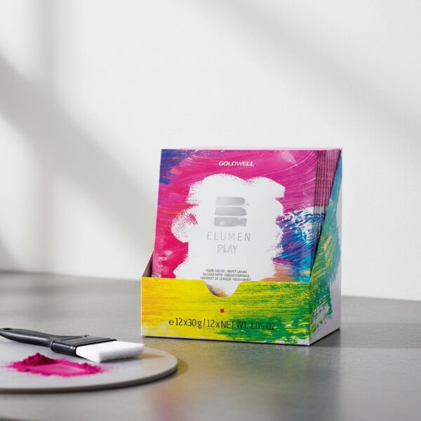 ELUMEN PLAY semi permanent hair color oxidant-free #eraser 12 x 30 gr