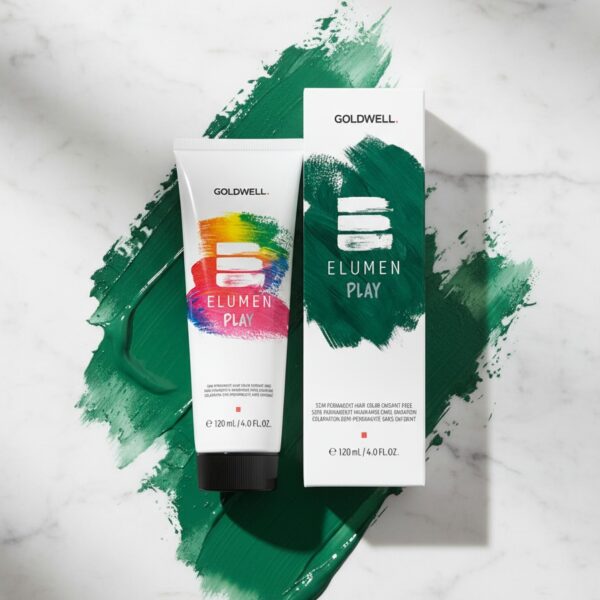 ELUMEN PLAY semi permanent hair color oxidant-free #green 120 ml