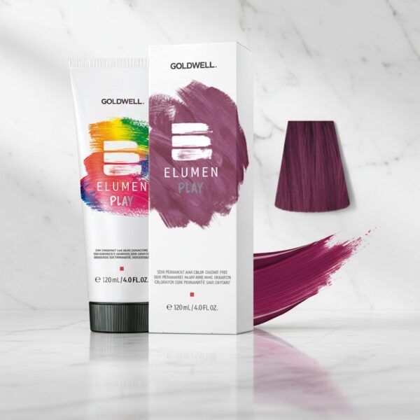 ELUMEN PLAY semi permanent hair color oxidant-free #purple 120 ml