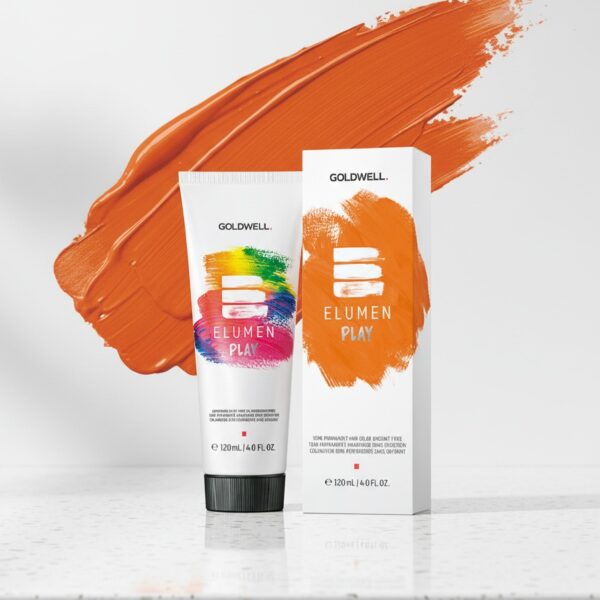 ELUMEN PLAY semi permanent hair color oxidant-free #orange 120 ml