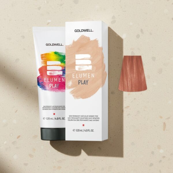 ELUMEN PLAY semi permanent hair color oxidant-free #coral 120 ml