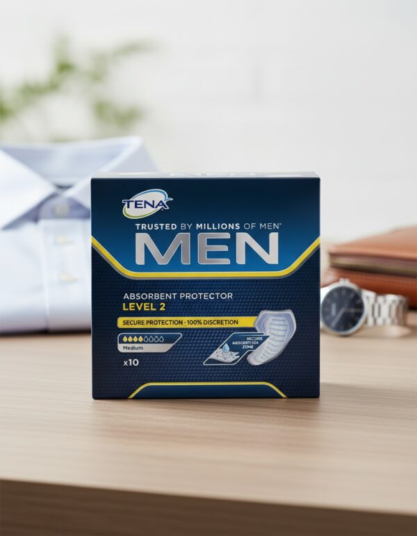 TENA MEN LEVEL 2 protector 100% absorbente 10 u