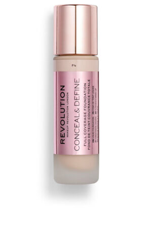Revolution make up CONCEAL & DEFINE full coverage foundation #F4