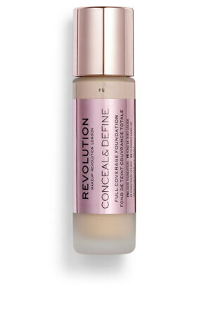 Revolution make up CONCEAL & DEFINE full coverage foundation #F5