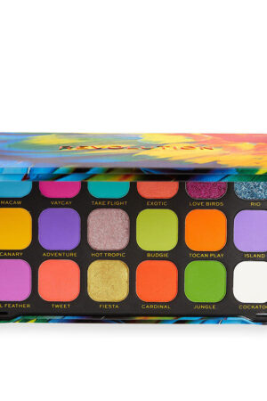 Revolution make up FOREVER FLAWLESS eyeshadow palette #birds of paradise