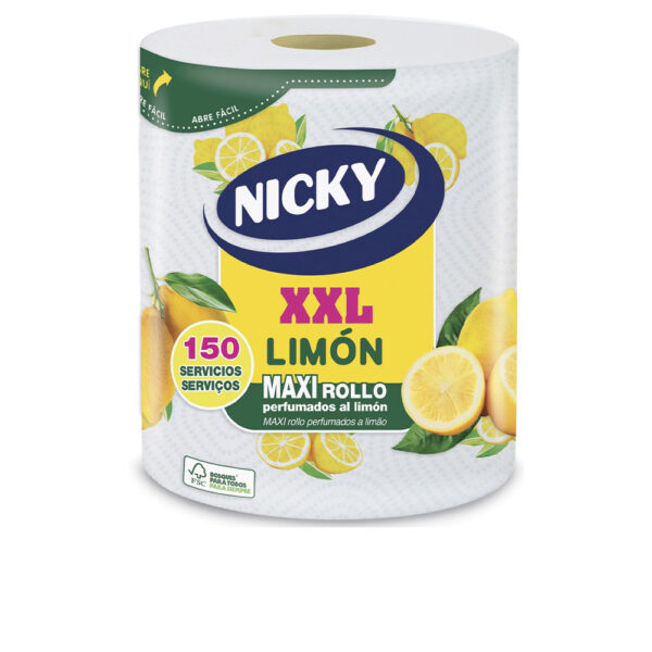 Nicky XXL LEMON maxi scented kitchen roll 150 units