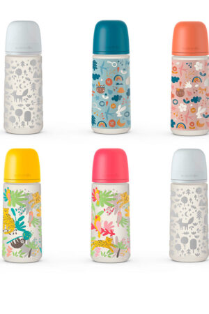 Suavinex PRINTS biberón tetina fisiológica L 360 ml