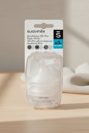 Suavinex TETINA fisiologica flujo silicona M 2 u