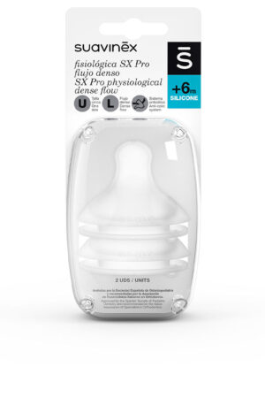 Suavinex TETINA fisiologica flujo silicona L 2 u