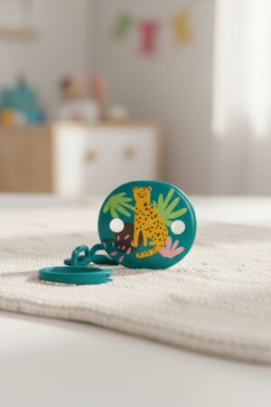 Suavinex PRINTS broche pinza cadenita ovalado 1 u