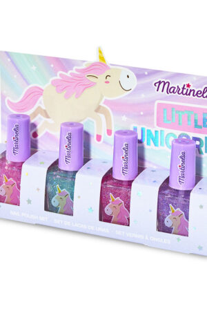 Martinelia LITTLE UNICORN NAIL POLISH set 4 pz
