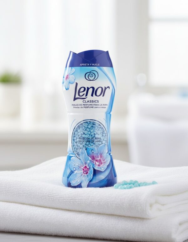Lenor UNSTOPPABLES suavizante ropa perlas perfume #april fresh 210 gr