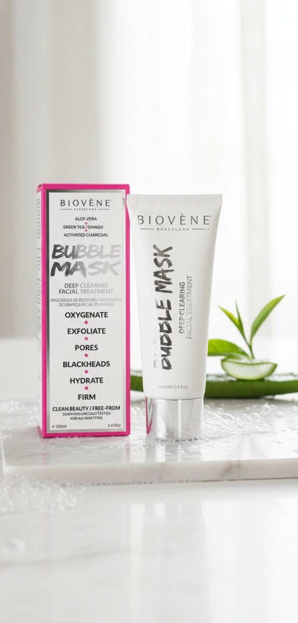 BiovÈne BUBBLE MASK deep clearing facial treatment 100 ml