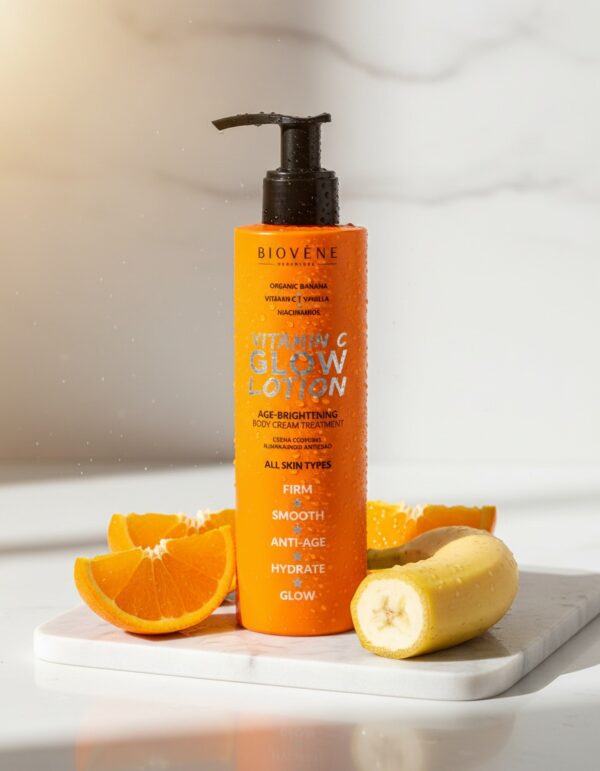 BiovÈne VITAMIN C GLOW LOTION age-brightening body cream treatment 200 ml