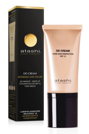 Atashi DD CREAM natural skin perfection SPF 15 #Medium 50 ml
