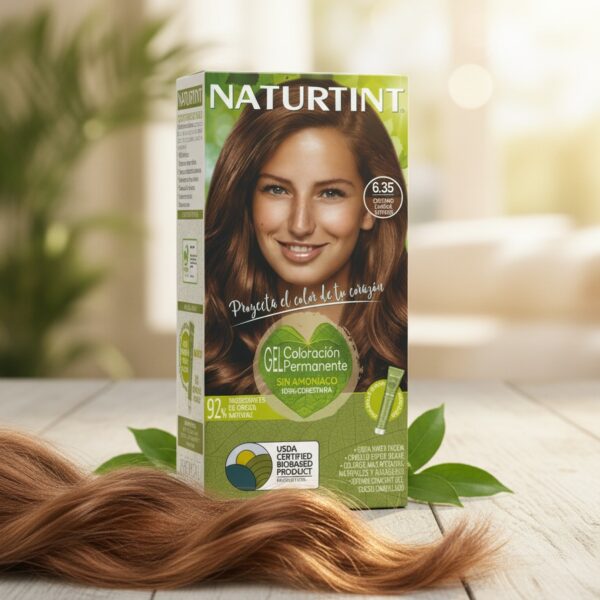 NATURTINT ammonia-free dye #6.35-Intense Cinnamon Chestnut 170 ml