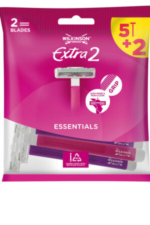 EXTRA2 BEAUTY disposable razor 5 + 2 units