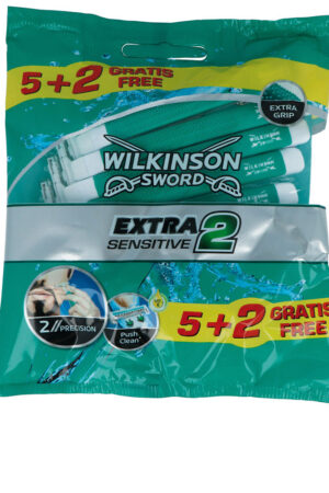 EXTRA2 SENSITIVE disposable razor 5 + 2 units
