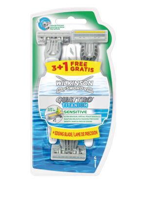 QUATTRO TITANIUM SENSITIVE disposable razor 3 + 1 u