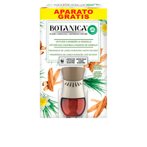 BOTANICA complete electric air freshener #vetiver & sandalwood 19 ml