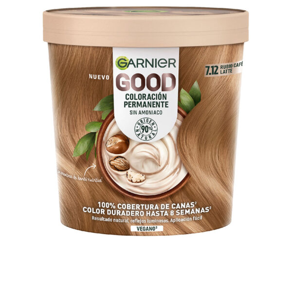 Garnier GOOD permanent color #7.12 latte blonde 217 ml