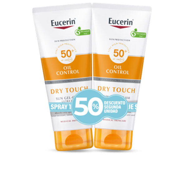 Eucerin SENSITIVE PROTECT dry touch gel cream SPF50+ promo 2 x 200 ml
