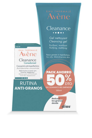 AvÈne CLEANANCE COMEDOMED ANTI-IMPERFECTIONS + CLEANSING GEL CASE 2 pcs