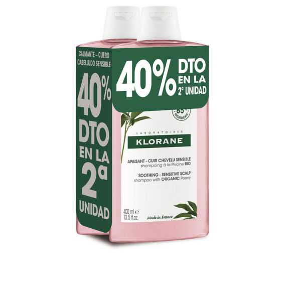 A LA PEONY BIO soothing shampoo duo 2 x 400 ml