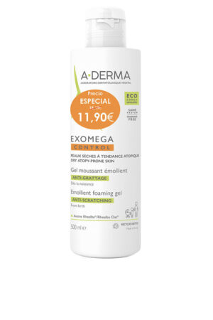 A-derma EXOMEGA CONTROL emollient foaming gel “RRP €11.90” 500 ml